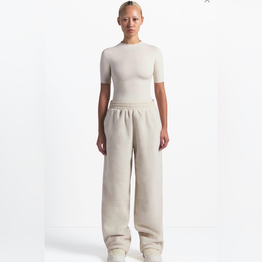 The North Face x SKIMS Cream Wide-Leg Pants